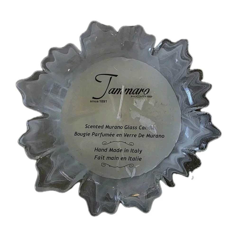 🕯️ Tammaro Home Murano‎ Style Art Glass Bowl Italy NEW Decor Vanity Catchall